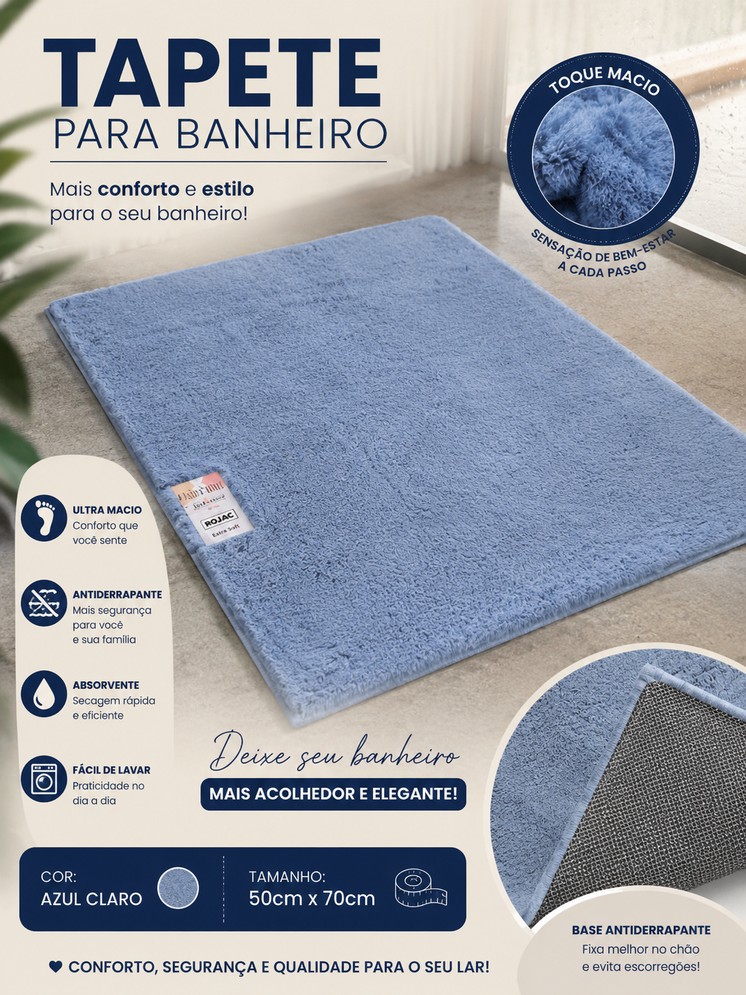 Tapete Felpudo Soft